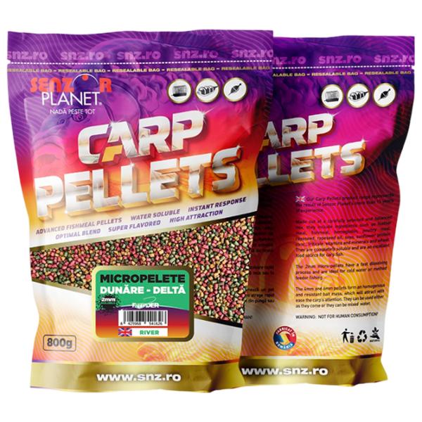 Pelete Senzor Planet Carp Pellets Dunare - Delta/ 0.8 kg/ 2 mm photo 1