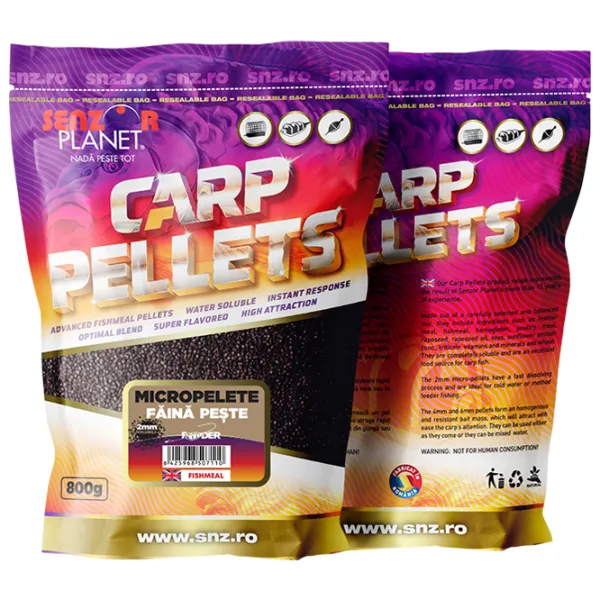Пеллетс Senzor Planet Carp Pellets Рыбная мука/ 0.8 кг/ 2 мм photo 1