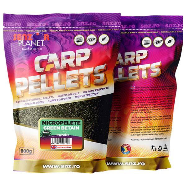 Pelete Senzor Planet Carp Pellets Green betain/ 0.8 kg/ 2 mm photo 1 Pelete Senzor Planet Carp Pellets Green betain/ 0.8 kg/ 2 mm photo 1