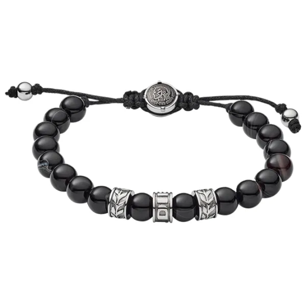 Brățară pentru bărbați DIESEL DX1101040 Inox/ Black photo 1 Brățară pentru bărbați DIESEL DX1101040 Inox/ Black photo 1