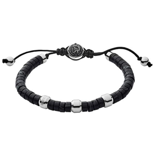 Brățară pentru bărbați DIESEL DX1121040 Inox/ Black photo 1 Brățară pentru bărbați DIESEL DX1121040 Inox/ Black photo 1
