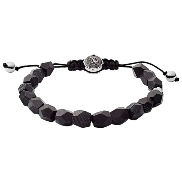 Brățară pentru bărbați DIESEL DX1134040 Inox/ Black photo 1 Brățară pentru bărbați DIESEL DX1134040 Inox/ Black photo 1