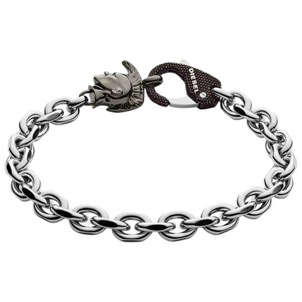 Brățară pentru bărbați DIESEL DX1146040 Inox/ Silver photo 1 Brățară pentru bărbați DIESEL DX1146040 Inox/ Silver photo 1