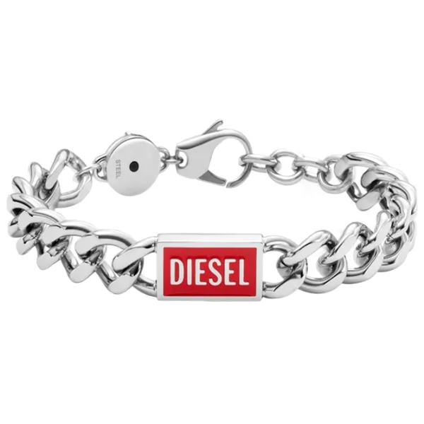 Brățară pentru bărbați DIESEL DX1371040 Inox/ Silver photo 1 Brățară pentru bărbați DIESEL DX1371040 Inox/ Silver photo 1