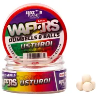 Boilies Senzor Planet Wafters Dumbells & Balls Garlic/ 0.015 kg/ 6 mm