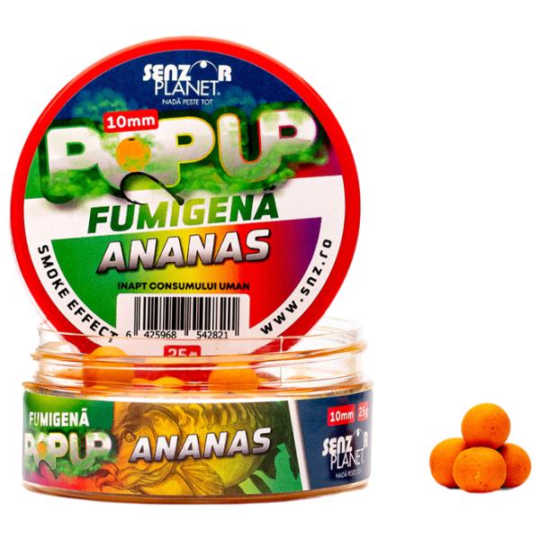 Бойлы Senzor Planet Pop-Up Fumigenă Ананас/ 0.025 кг/ 10 мм photo 1 Бойлы Senzor Planet Pop-Up Fumigenă Ананас/ 0.025 кг/ 10 мм photo 1