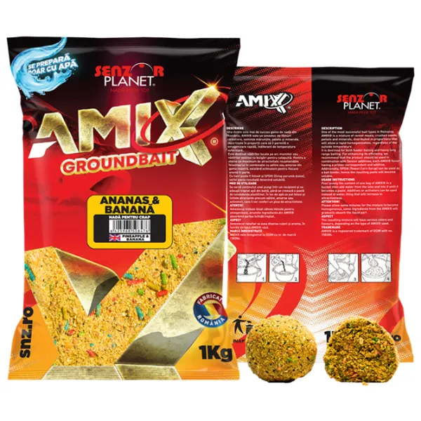 Прикормка Senzor Planet AMIX Банан/ 1 кг photo 1 Прикормка Senzor Planet AMIX Банан/ 1 кг photo 1