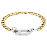 Браслет для мужчин DIESEL DX1437931 нерж. сталь/ Золото