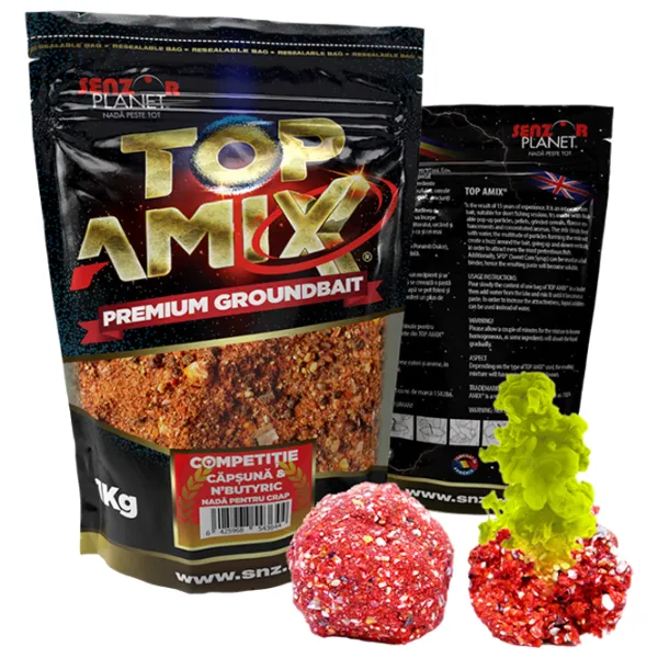 Прикормка Senzor Planet TOP AMIX Competitie N-butyric/ 1 кг photo 1