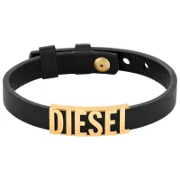 Браслет для мужчин DIESEL DX1440710 нерж. сталь/ Черный