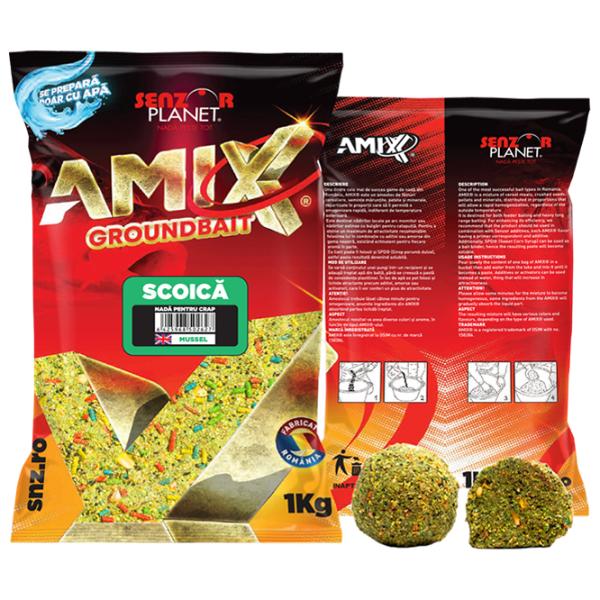 Прикормка Senzor Planet AMIX Гребешки/ 1 кг photo 1 Прикормка Senzor Planet AMIX Гребешки/ 1 кг photo 1