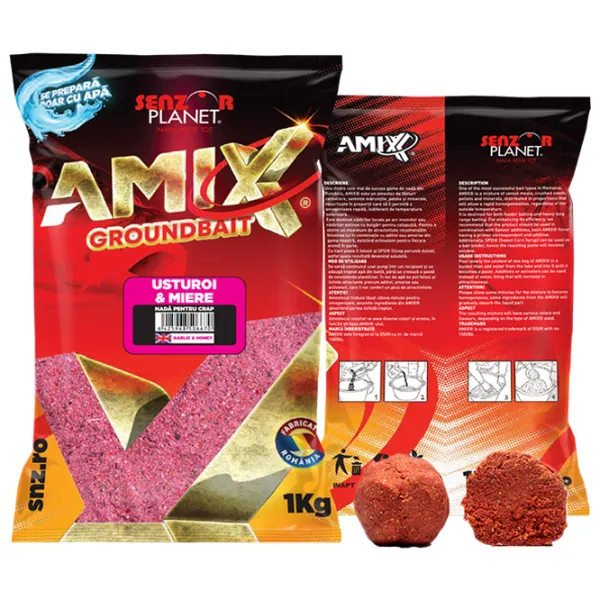 Прикормка Senzor Planet AMIX Чеснок/ 1 кг photo 1