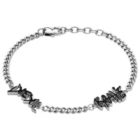 Браслет унисекс DIESEL DX1466040 нерж. сталь/ Серебристый