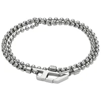 Браслет унисекс DIESEL DX1473040 нерж. сталь/ Серебристый