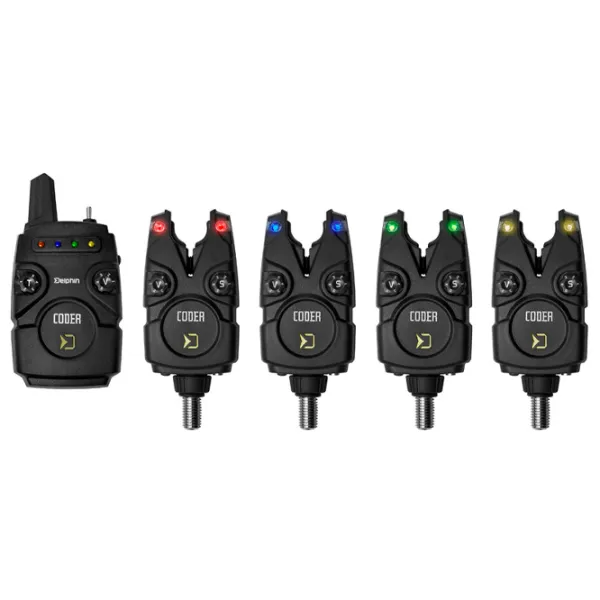 Пейджер для рыбалки Delphin CODER 4+1 140 м photo 1