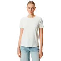Tricou pentru femei Koton 4SAK60020EK 100% bumbac/ White
