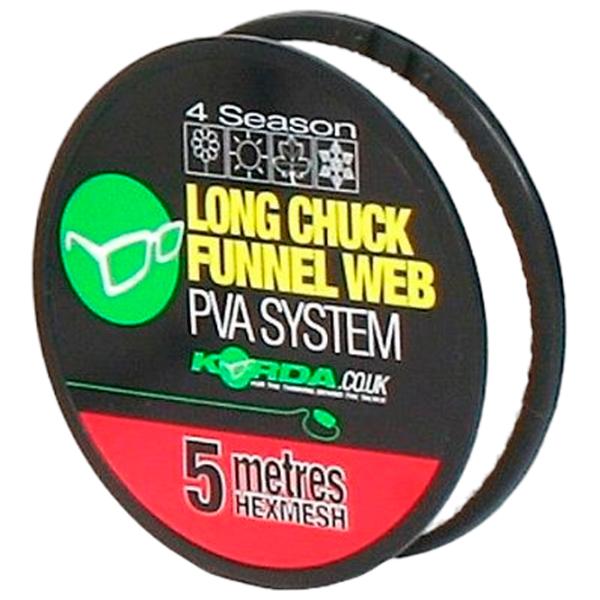ПВА сетка Korda Long Chuck Funnel Web Hexmesh 1/ Белый photo 1