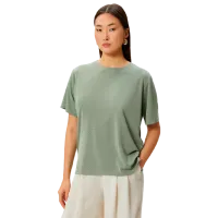 Tricou pentru femei Koton 4SAK50150EK 100% bumbac/ Khaki