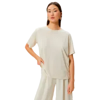 Футболка для женщин Koton 4SAK50150EK 100% хлопок/ Бежевый