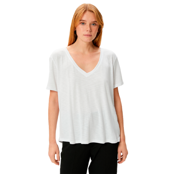 Tricou pentru femei Koton 4SAK50153EK 100% bumbac/ White photo 1