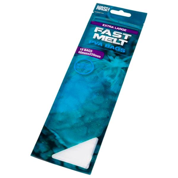ПВА пакеты Nash Fast Melt Xtra Large 15/ Прозрачный photo 1