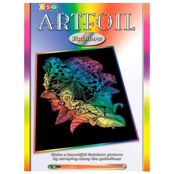 Set de creație Sequin Art Artfoil Rainbow Butterfly SQ0541 8+/ Multicolor Multicolor photo 1