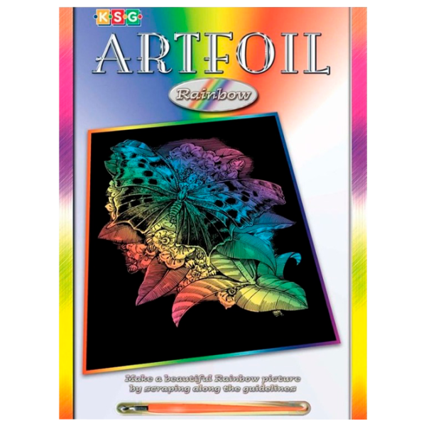 Set de creație Sequin Art Artfoil Rainbow Butterfly SQ0541 8+/ Multicolor Multicolor photo 1