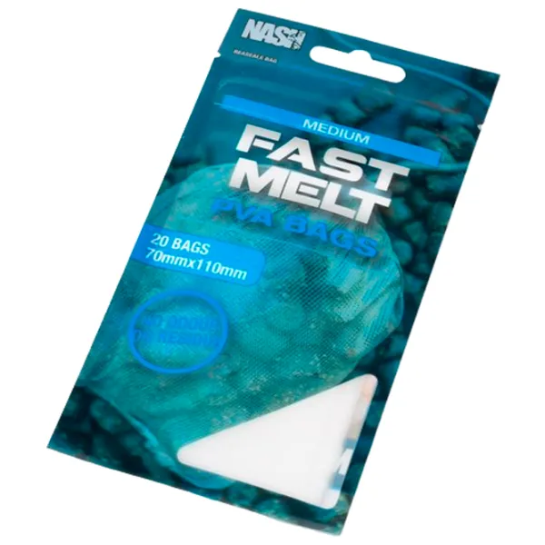 ПВА пакеты Nash Fast Melt Medium 20/ Прозрачный photo 1