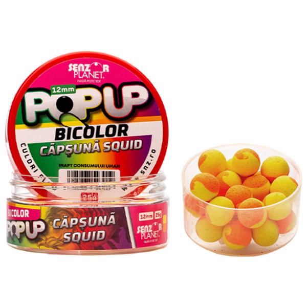 Boilies Senzor Planet Pop-Up Bicolor Squid/ 0.025 kg/ 12 mm photo 1 Boilies Senzor Planet Pop-Up Bicolor Squid/ 0.025 kg/ 12 mm photo 1