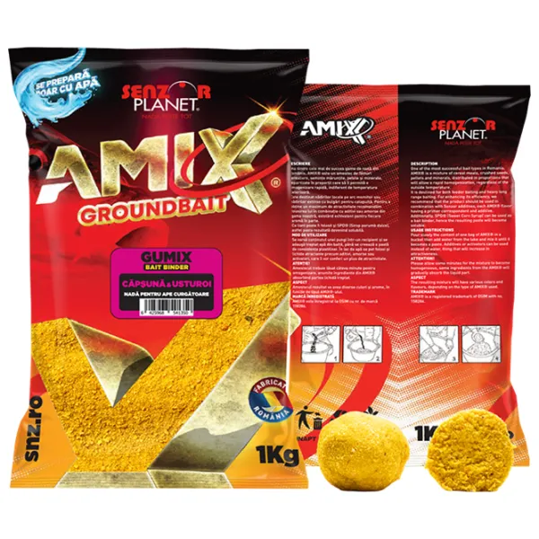 Nadă Senzor Planet AMIX GUMIX Bait Binder Garlic/ 1 kg photo 1 Nadă Senzor Planet AMIX GUMIX Bait Binder Garlic/ 1 kg photo 1