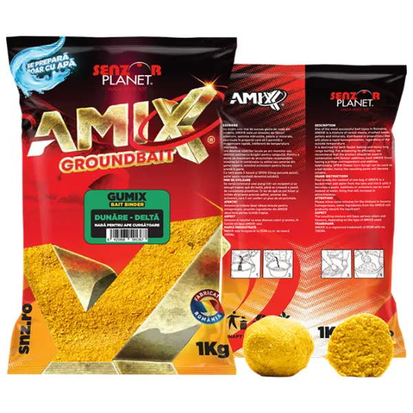 Прикормка Senzor Planet AMIX GUMIX Bait Binder Дунай - Дельта/ 1 кг photo 1 Прикормка Senzor Planet AMIX GUMIX Bait Binder Дунай - Дельта/ 1 кг photo 1
