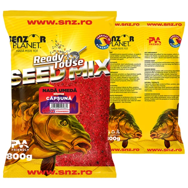 Готовая прикормка Senzor Planet Ready To Use Seed Mix Клубника/ 0.8 кг photo 1 Готовая прикормка Senzor Planet Ready To Use Seed Mix Клубника/ 0.8 кг photo 1