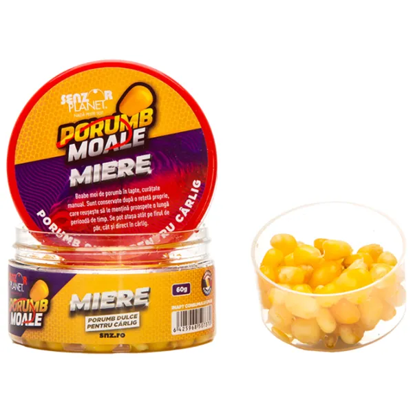 Porumb de cârlig Senzor Planet PORUMB MOALE Honey/ 0.06 kg photo 1 Porumb de cârlig Senzor Planet PORUMB MOALE Honey/ 0.06 kg photo 1