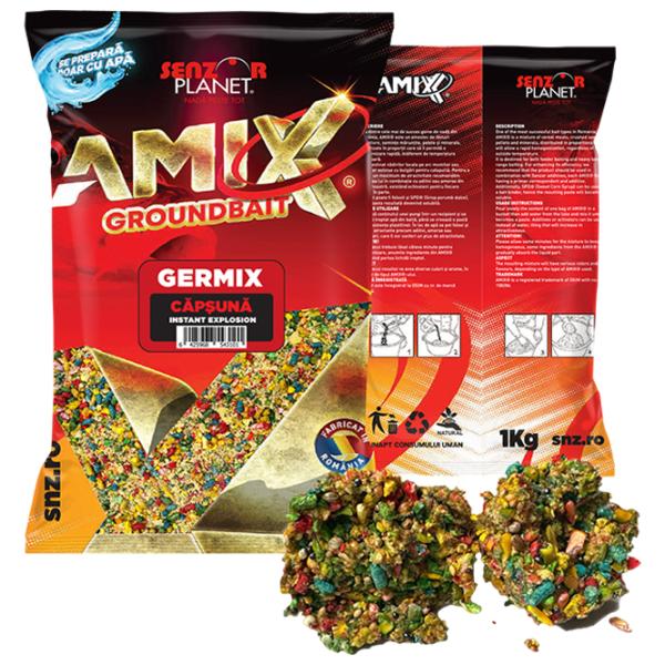 Nadă Senzor Planet AMIX GERMIX Strawberry/ 1 kg photo 1