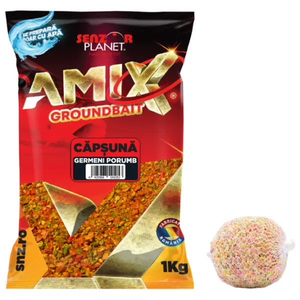 Прикормка Senzor Planet AMIX Germeni Porumb Клубника/ 1 кг photo 1 Прикормка Senzor Planet AMIX Germeni Porumb Клубника/ 1 кг photo 1