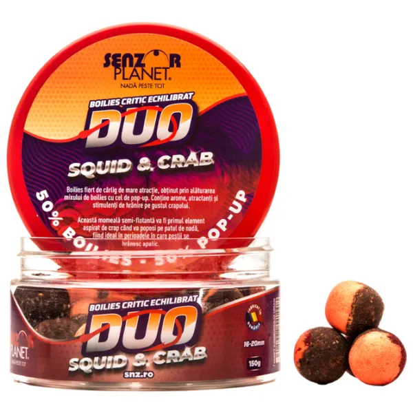 Boilies Senzor Planet Duo Crab/ 0.015 kg/ 16 mm photo 1 Boilies Senzor Planet Duo Crab/ 0.015 kg/ 16 mm photo 1
