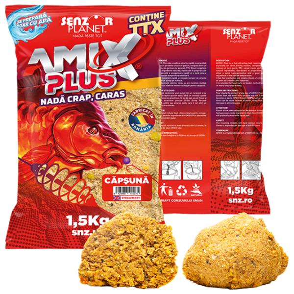 Прикормка Senzor Planet AMIX PLUS Клубника/ 1.5 кг photo 1 Прикормка Senzor Planet AMIX PLUS Клубника/ 1.5 кг photo 1