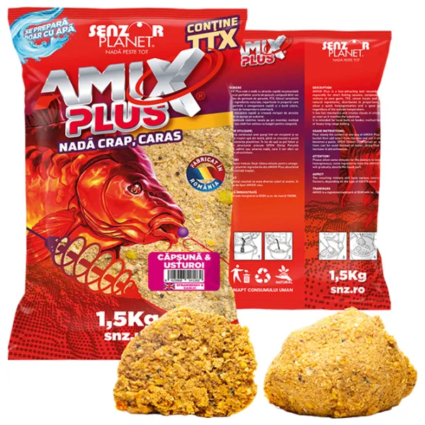 Nadă Senzor Planet AMIX PLUS Garlic/ 1.5 kg photo 1 Nadă Senzor Planet AMIX PLUS Garlic/ 1.5 kg photo 1