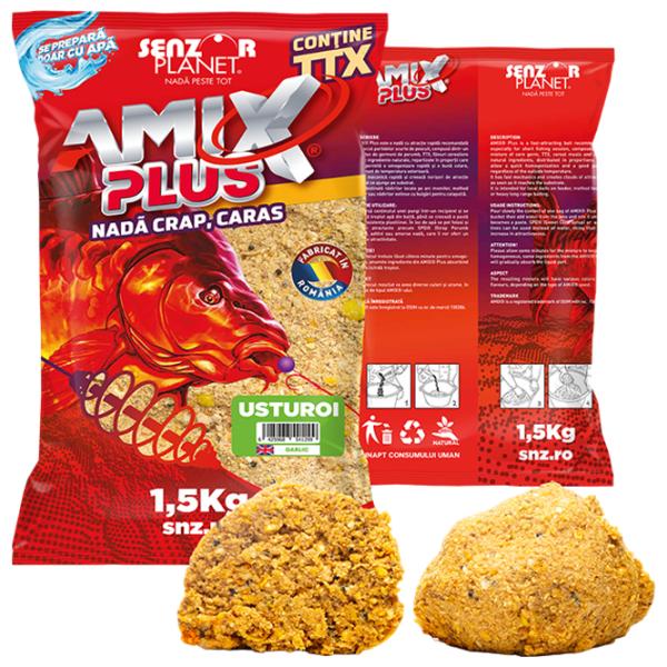 Прикормка Senzor Planet AMIX PLUS Чеснок/ 1.5 кг photo 1