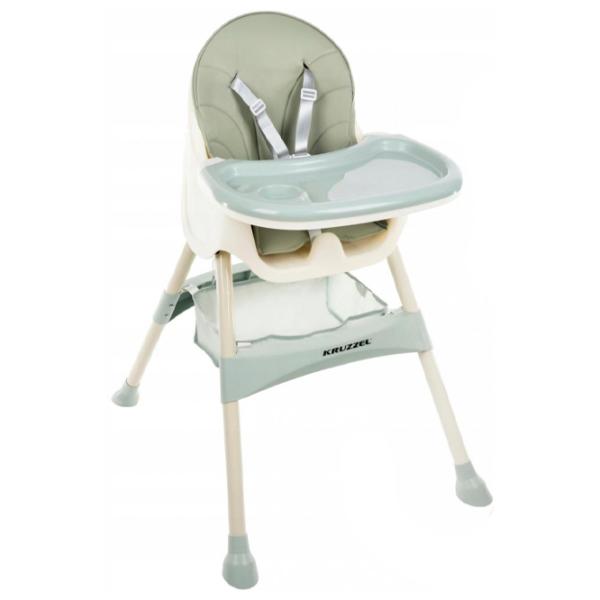 Стульчик для кормления Kruzzel 12059 (5392948) 6 месяцев/ Light Green photo 1 Стульчик для кормления Kruzzel 12059 (5392948) 6 месяцев/ Light Green photo 1