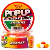 Boilies Senzor Planet Pop-Up Dumbells Minis Pineapple/ 0.01 kg/ 4 mm
