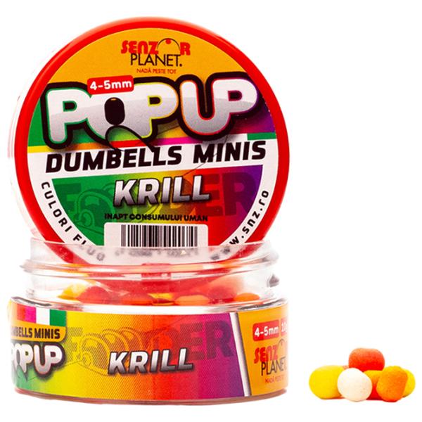 Бойлы Senzor Planet Pop-Up Dumbells Minis Криль/ 0.01 кг/ 4 мм photo 1 Бойлы Senzor Planet Pop-Up Dumbells Minis Криль/ 0.01 кг/ 4 мм photo 1