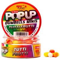 Boilies Senzor Planet Pop-Up Dumbells Minis Tutti Frutti/ 0.01 kg/ 4 mm