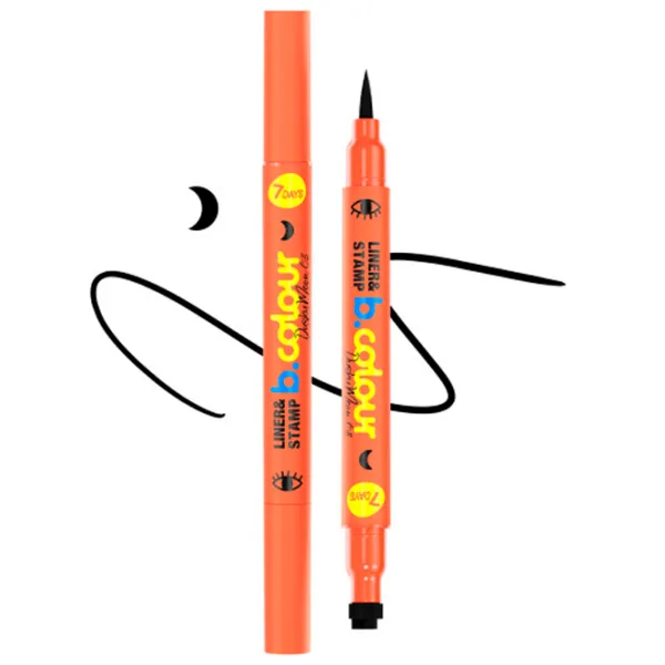 Подводка для глаз 7DAYS B.COLOUR Liner & stamp Dusky Moon photo 1