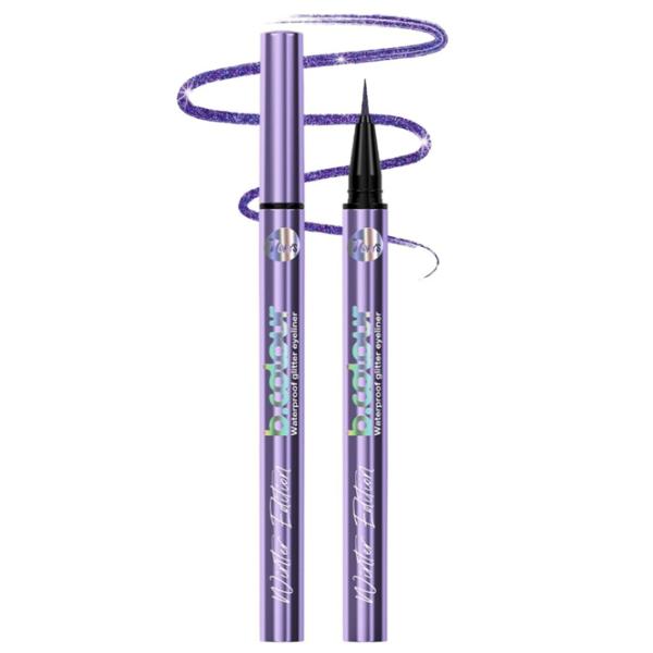 Подводка для глаз 7DAYS B.COLOUR WE Eyeliner 0.5 мл/ Midnight photo 1