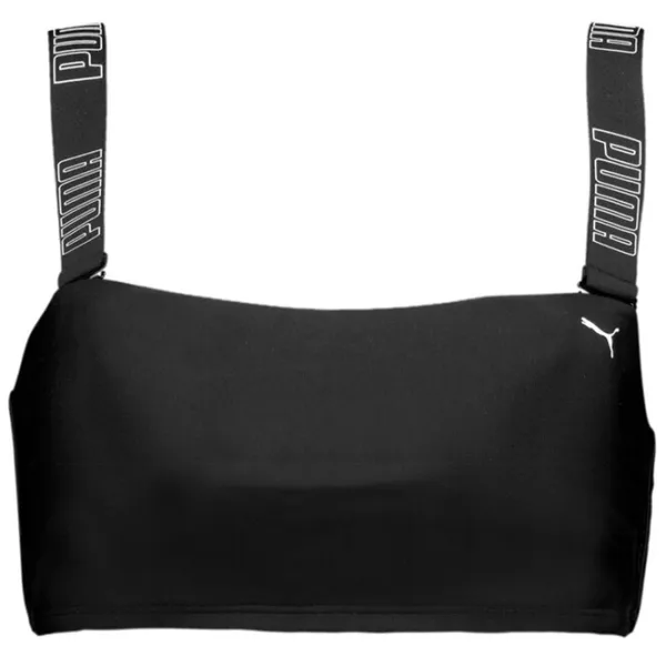 Купальный бюстгальтер для женщин Puma Swim Women Bandeau Top 1P XL/ Черный photo 1