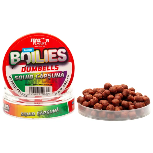 Boilies Senzor Planet Dumbells Method Feeder Squid/ 0.04 kg/ 6 mm photo 1 Boilies Senzor Planet Dumbells Method Feeder Squid/ 0.04 kg/ 6 mm photo 1