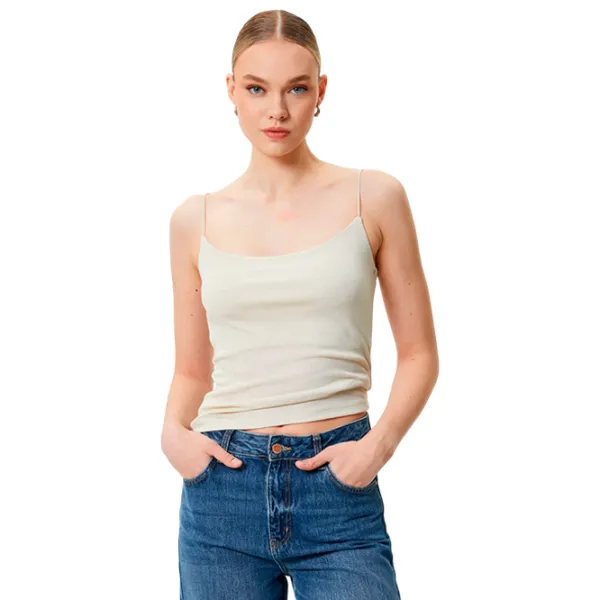 Maiou pentru femei Koton 4SAK10009EK XL/ Beige photo 3