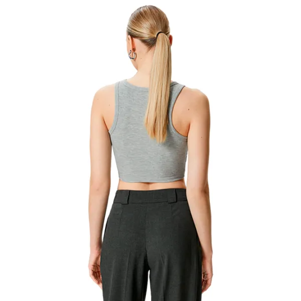 Maiou pentru femei Koton 4SAK10011EK XL/ Grey photo 2 Maiou pentru femei Koton 4SAK10011EK XL/ Grey photo 2