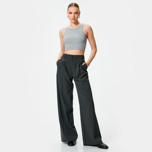 Maiou pentru femei Koton 4SAK10011EK XL/ Grey photo 5 Maiou pentru femei Koton 4SAK10011EK XL/ Grey photo 5
